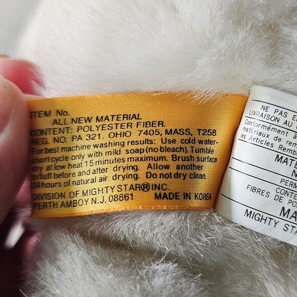 24k Polar Puff White Polar Bear Plush Stuffed Animal Hunched Over NEW - Picture 5 of 6